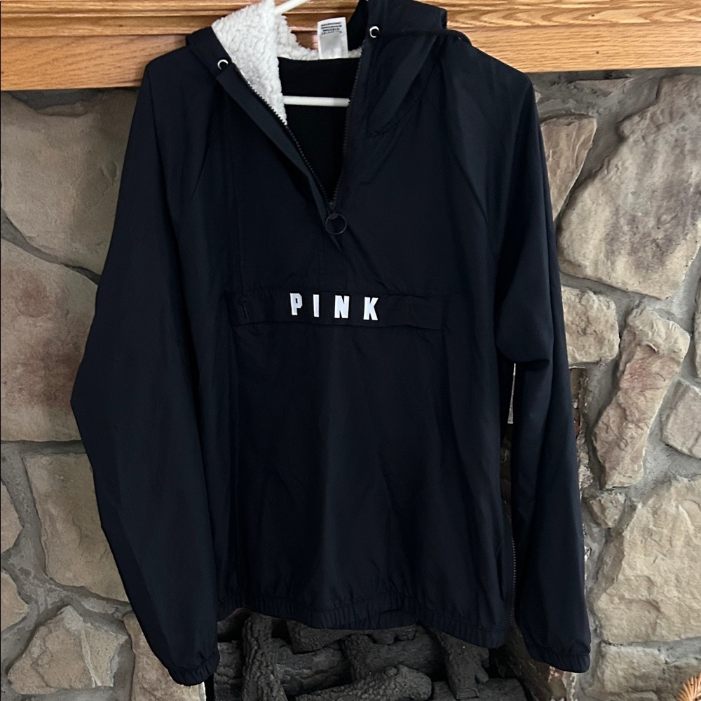 PINK Victoria's Secret Kids Black Raincoat